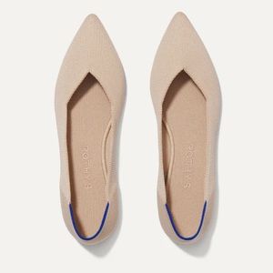 Rothy’s The Point Flats in 6.5 Ecru